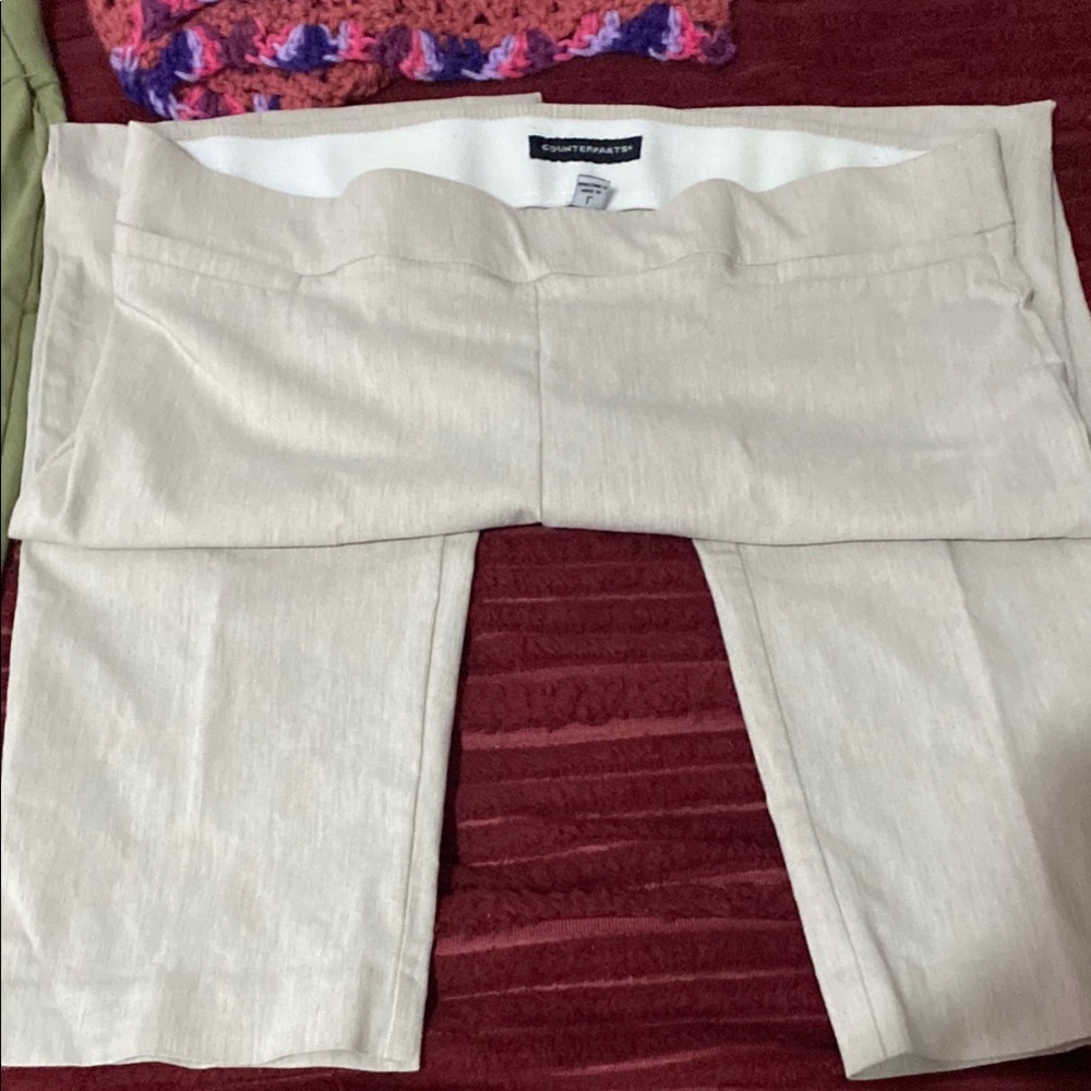 Counterparts Cream Straight Leg Pants